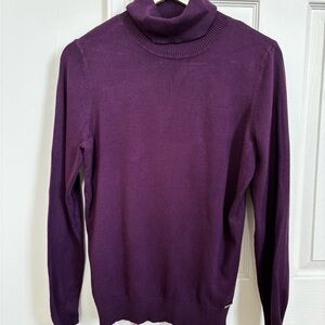 Women’s Calvin Klein Purple Turtleneck